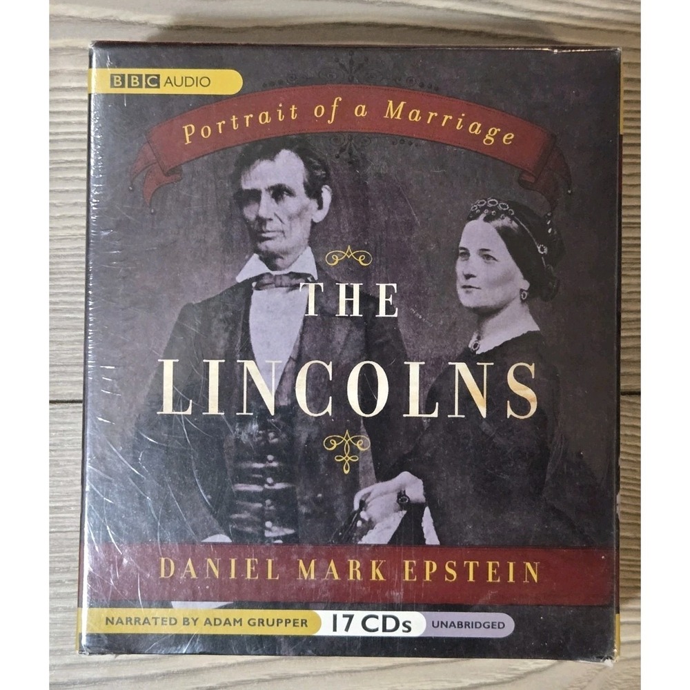 The Lincolns Portrait of a Marriage BBC Audio 17 CDs Unabridged Civil War NEW